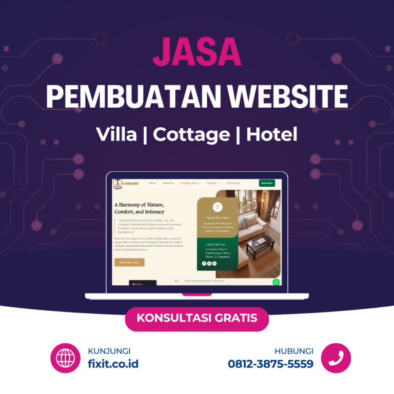 Merdeka dari Komisi OTA: Strategi Jitu Villa di Jogja Menjaring Tamu Lewat Website dan WhatsApp